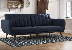 As Seen On Tv sofa Saver Amazon Com Novogratz Brittany sofa Futon Navy Linen Kitchen Dining