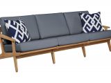As Seen On Tv sofa Saver Cindy Crawford Home Sydney Teak Outdoor sofa with Denim Cushions