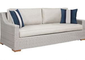 As Seen On Tv sofa Saver Patmos Gray Outdoor sofa with Linen Cushions Outdoor sofas Beige