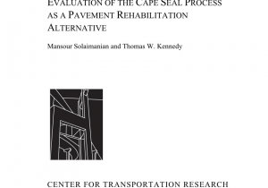 Asphalt Paving Austin Tx Pdf Evaluation Of the Cape Seal Process