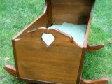 Baby Cradle Plans Pdf Vintage Handmade Wooden Cradle Bassinet My Brother Made This