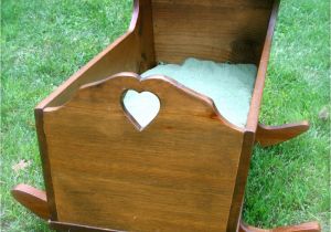 Baby Cradle Plans Pdf Vintage Handmade Wooden Cradle Bassinet My Brother Made This