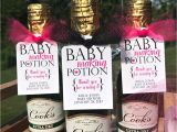 Baby Making Potion Tags Baby Making Potion Baby Shower Wine Tags Mini Wine Bottle