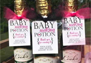 Baby Making Potion Tags Baby Making Potion Baby Shower Wine Tags Mini Wine Bottle
