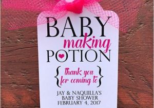 Baby Making Potion Tags Baby Making Potion Baby Shower Wine Tags Mini Wine Bottle