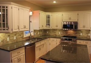 Backsplash Ideas for Black Granite Countertops and Maple Cabinets Tile Backsplashes with Granite Countertops Black Kitchen Granite