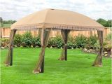 Backyard Creations Replacement Canopy for 10×10 Gazebo Garden Winds 13 X 10 Domed Gazebo Replacement Canopy