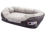 Barksbar Gray orthopedic Dog Bed Barksbar Gray orthopedic Dog Bed Snuggly Sleeper