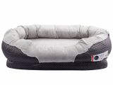 Barksbar Large Gray orthopedic Dog Bed Galleon Barksbar Large Gray orthopedic Dog Bed 40 X 30