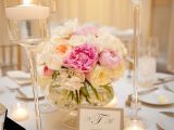 Bases De Cristal Para Centros De Mesa En Df Flowers Decor Real Weddings Wedding Style Pink Centerpieces