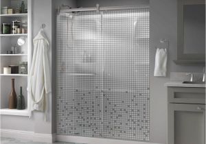 Bathroom Tile Design Ideas for Small Bathrooms Home Depot Delta Simplicity 60 In X 71 In Semi Frameless Contemporary Sliding