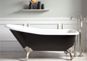 Bathtub Refinishing Buffalo Ny 66 Goodwin Cast Iron Clawfoot Tub Imperial Feet Black In 2019