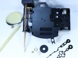Battery Operated Clock Movements with Pendulum Quartz Bim Bam Strike Pendulum Clock Movement Kit with Chime Rods