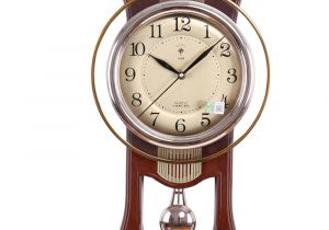Battery Operated Clock Works with A Pendulum Amazon Com Modern Wall Clock Living Room Mute Pendulum Clock Retro