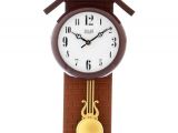 Battery Operated Clock Works with A Pendulum Fieesta Brown solar Analog Pendulum Wall Clock Buy Fieesta Brown