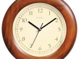 Battery Operated Grandfather Clock Works Amazon Com Chaney 75171 Poplar Wood Wall Clock 8 Home Kitchen