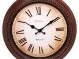 Battery Operated Grandfather Clock Works Amazon Com Kiera Grace Doone Round Wall Clock 16 Inch 2 Inch Deep