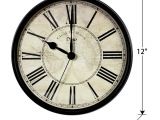 Battery Operated Grandfather Clock Works Amazon Com Omeya Wall Clock 12 Inch Silent Non Ticking Clock Quarzt