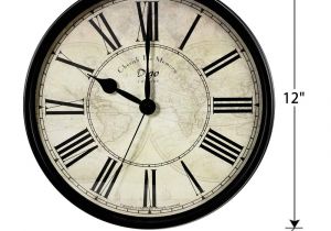 Battery Operated Grandfather Clock Works Amazon Com Omeya Wall Clock 12 Inch Silent Non Ticking Clock Quarzt