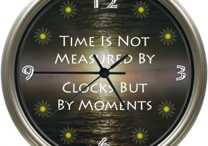 Battery Operated Grandfather Clock Works Time Measured by Moments Handmade 8 75 Diameter Custom Photo Wall