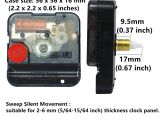 Battery Powered Clock Movements for Sale Diy Wall Clock Movement Mechanism Battery Operated Repair Parts