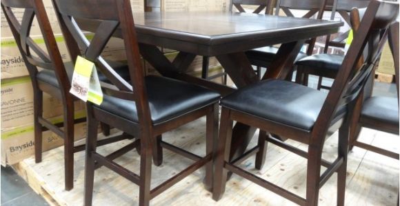 Bayside Furnishings 9 Piece Counter Height Dining Set Bayside Furnishings Savonne Counter Height Dining Set