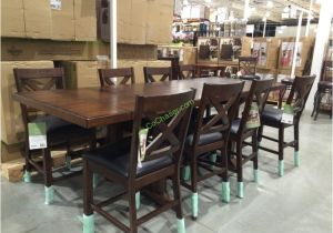 Bayside Furnishings 9 Piece Counter Height Dining Set Furniture Costcochaser