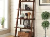 Bayside Furnishings Ladder Bookcase Bayside Furnishings Ladder Bookcase with 5 Fixed Shelves