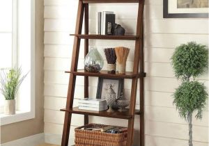 Bayside Furnishings Ladder Bookcase Bayside Furnishings Ladder Bookcase with 5 Fixed Shelves