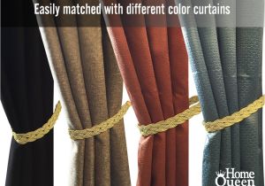 Bed Bath and Beyond Curtain Holdbacks Amazon Com Home Queen Hand Braided Curtain Tie Back Buckle