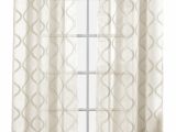 Bed Bath and Beyond Curtain Holdbacks Window Elements Lisse Geometric Sheer Curtain Panels Reviews Wayfair