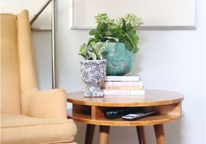 Beechwood Folding Bed Tray with White Laminate top How to Build A Mid Century Modern Inspired Side Table From Scratch