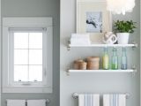 Benjamin Moore Arctic Gray Ikea Shelf Cottage Bathroom Benjamin Moore Arctic