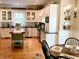 Benjamin Moore Color Powell Buff Benjamin Moore Powell Buff In White Country Farmhouse Kitchen with