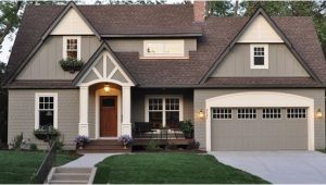 Benjamin Moore Copley Gray and Elephant Tusk Great Curb Appeal Home Exterior Paint Color Ideas the