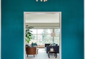 Benjamin Moore Galapagos Turquoise Galapagos Turquoise Walls and Ikat Rug Interiors by Color