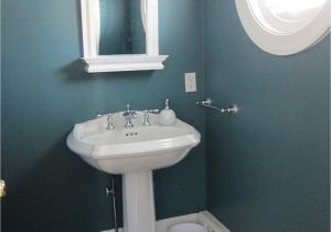 Benjamin Moore Galapagos Turquoise Paint Powder Room W Benjamin Moore Fair isle Blue Color Pinterest