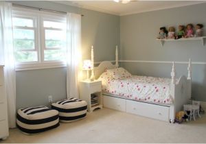 Benjamin Moore Wales Gray Paint From Little Girl to Big Girl Room Makeover