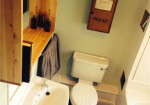 Benjamin Moore Willow Creek Cabinets New Bathroom with Willow Tree by Dulux and An Old First Aid Box