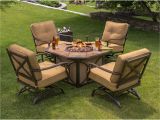 Berkley Jensen Patio Set Berkley Jensen 5 Piece Fire Pit Set with Cushioned Rockers