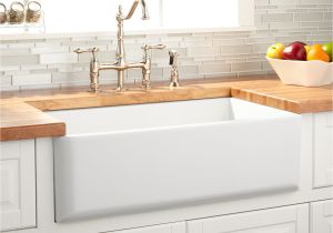 Best Farm Sink for the Money 33 Grigham Reversible Fireclay Farmhouse Sink White Kitchen