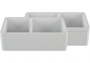 Best Farmhouse Sink for the Money 33 Fireclay Farmhouse Sink White Double Bowl Reversible Crestwood