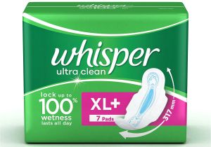 Best Sanitary Pads for after Birth Buy Whisper Ultra Sanitary Pads Xl Plus Wings 7 Count Online at