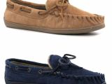 Best Type Of Leather for Moccasins Mens Leather Slippers Real Suede Faux Sheepskin Fur