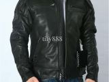 Best Type Of Leather for Motorcycle Jacket Best Selling Men 39 S Reflective Skull Genuine Leather Jacket