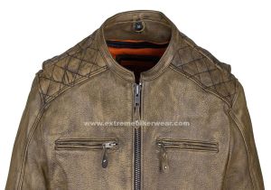 Best Type Of Leather for Motorcycle Jacket Men S Motorcycle Riding Distressed Brown Leather Jacket W