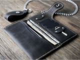 Best Type Of Leather for Wallets Chain Leather Wallet for Men