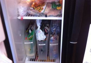 Big Chill Refrigerator Craigslist Freezer organization Using Magazine Holders Things I Made From