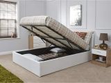 Big Fig Mattress Reviews Caspian Ottoman Gas Lift Up Storage Bed White 5ft Kingsize Amazon