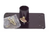 Birds Choice Steel Bird Feeder Mounting Flange Birds Choice 1202 Mounting Flange for 1 In Pole atg Stores